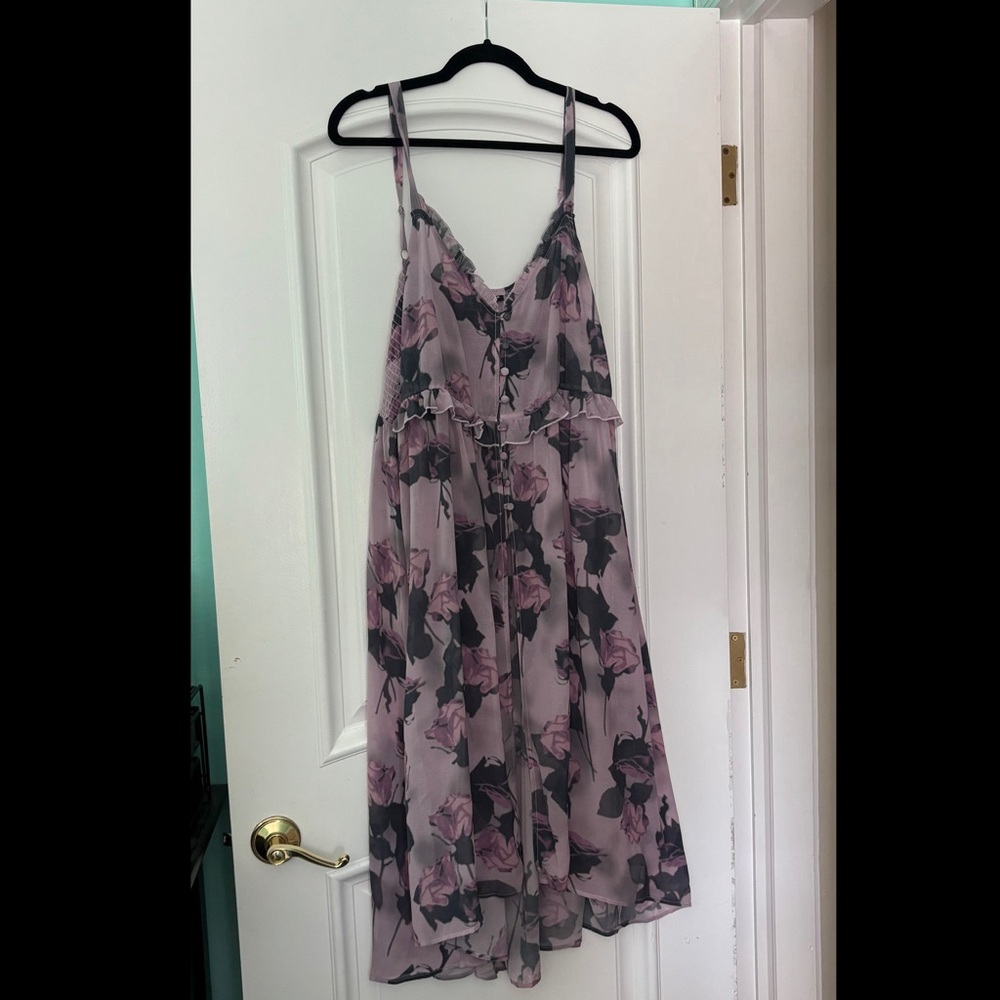 Chiffon Hi Low Tunic Top